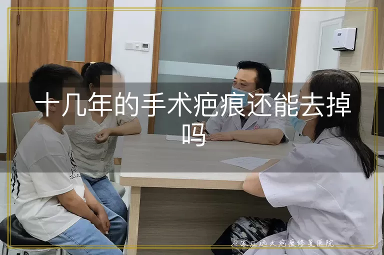 十几年的手术疤痕还能去掉吗