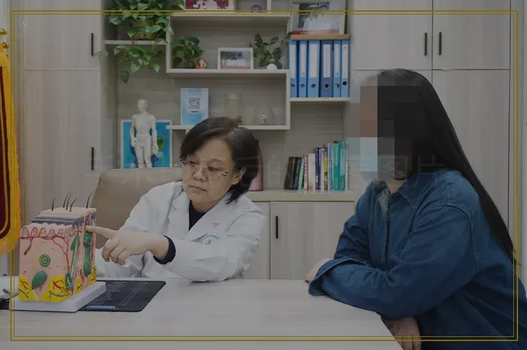 手术切痣后的疤痕图片